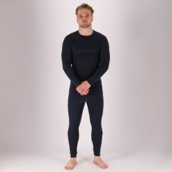 Męskie spodnie termiczne Wełna Merino Premium. Czarne spodnie narciarskie i snowboardowe Xtreme, l, bez wzorów, z wełny, narciarskie. Za 270.79 zł.
