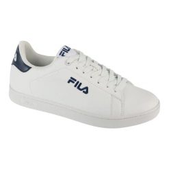 Męskie Buty Sportowe Courtbay Linear. Białe buty turystyczne Fila, bez wzorów, bez zapięcia. Za 275.99 zł.