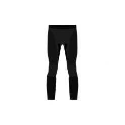 Legginsy narciarskie 900 XWARM męskie. Czarne legginsy długie sportowe WED'ZE, m, bez wzorów, z elastanu, narciarskie. Za 199.99 zł.