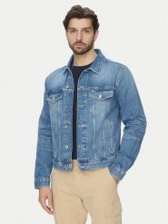 Tommy Jeans Kurtka jeansowa Ryan DM0DM21860 Niebieski Regular Fit. Niebieskie kurtki Tommy Jeans, l, bez wzorów, z bawełny, bez kaptura. Za 569.99 zł.