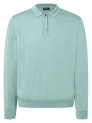 Maerz Muenchen Wełniany sweter w kolorze turkusowym rozmiar: 56. Niebieskie swetry nierozpinane Maerz Muenchen, bez wzorów, z wełny, bez kołnierzyka, bez ramiączek. Za 233.95 zł.