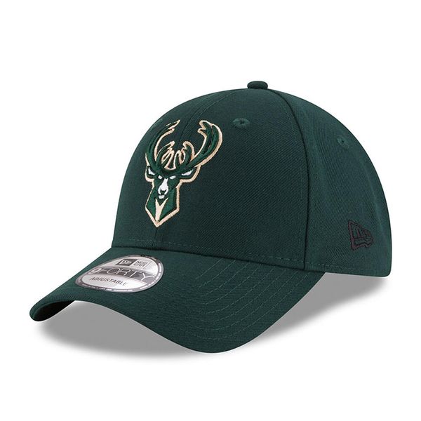 Czapka z daszkiem New Era NBA Milwaukee Bucks. Zielone czapki z daszkiem New Era, bez wzorów. Za 186.00 zł.
