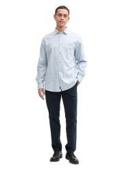 Tom Tailor Koszula - Regular fit - w kolorze błękitnym rozmiar: S. Niebieskie koszule Tom Tailor, s, bez wzorów, z bawełny, bez kołnierzyka, bez ramiączek. Za 70.41 zł.