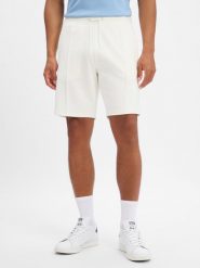 Finshley & Harding London szorty dresowe Mężczyźni biały, M. Białe krótkie spodenki sportowe Finshley & Harding London, m, z aplikacjami, z bawełny. Za 229.95 zł.