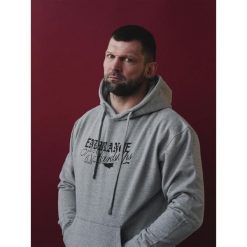 MANTO bluza z kapturem RESOLVE melanż. Szare bluzy z kapturem Manto, bez wzorów, z kapturem. Za 249.00 zł.