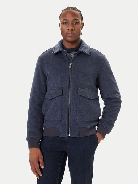 Guess Kurtka przejściowa M5BL2K W0682 Granatowy Regular Fit. Niebieskie kurtki Guess, l, z aplikacjami, z syntetyku, bez kaptura. Za 509.99 zł.