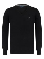 SIR RAYMOND TAILOR Sweter "Erky" w kolorze czarnym rozmiar: M. Czarne swetry nierozpinane Sir Raymond Tailor, m, bez wzorów, bez kołnierzyka, bez ramiączek. Za 122.96 zł.