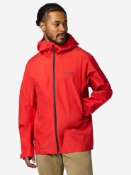Marmot Kurtka przeciwdeszczowa "Minimalist Pertex" w kolorze czerwonym rozmiar: L. Czerwone kurtki outdoor i hardshell Marmot, l, bez wzorów, z materiału, bez kaptura. Za 744.95 zł.