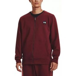 Bluza treningowa męska z zamkiem ½ Under Armour 1373802. Czerwone bielizna termoaktywna Under Armour, m, bez wzorów, bez ramiączek. Za 449.99 zł.