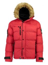 Geographical Norway Kurtka pikowana "Bonap" w kolorze czerwonym rozmiar: L. Czerwone kurtki Geographical Norway, l, bez wzorów, bez kaptura. Za 302.39 zł.