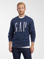 Gap Sweter 724378-00 Granatowy Regular Fit. Niebieskie swetry rozpinane GAP, m, bez wzorów, z bawełny, bez kołnierzyka, bez ramiączek. Za 229.99 zł.