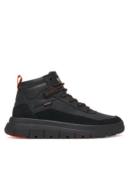 Palladium Sneakersy Pallaflex Cuff M 09509-008-M Czarny. Czarne buty sportowe casual Palladium, bez wzorów, z nubiku, bez zapięcia. Za 409.99 zł.