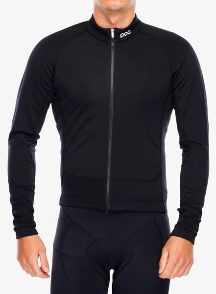 Kurtka rowerowa męska POC Thermal Jacket. Czarne kurtki POC, na zimę, m, bez wzorów, bez kaptura. Za 938.60 zł.