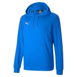Bluza Puma TeamGoal 23 Casuals męska. Niebieskie bluzy z kapturem Puma, l, bez wzorów, z bawełny, z kapturem. Za 166.99 zł.