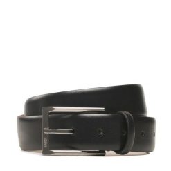 Pasek BOSS. Czarne paski Boss, bez wzorów. Za 1,389.00 zł.