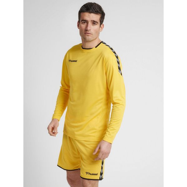 Jersey Hummel manches longues hmlAUTHENTIC Poly. Brązowe bielizna termoaktywna Hummel, m, bez wzorów, z dżerseju, bez ramiączek, do piłki nożnej. Za 174.50 zł.