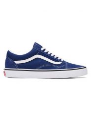Vans Skórzane sneakersy "Old Skool" w kolorze niebieskim rozmiar: 40. Niebieskie buty sportowe casual Vans, bez wzorów, bez zapięcia. Za 154.07 zł.