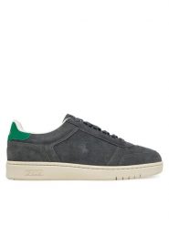Polo Ralph Lauren Sneakersy 809960927004 Szary. Szare buty sportowe casual Polo Ralph Lauren, bez wzorów, ze skóry, bez zapięcia. Za 419.99 zł.