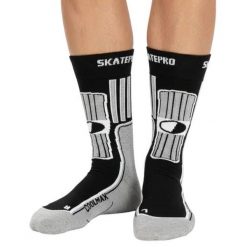 Odzież Skarpety unisex SkatePro Coolmax Inline Skarpety 2-Pak - Czarny - 43-45. Biała skarpety SKATEPRO, bez wzorów. Za 124.99 zł.