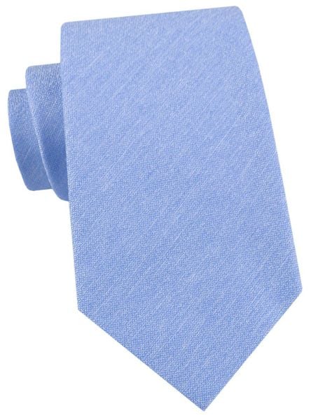 Męski Krawat Alties - Błękit w Delikatny Melanż. Niebieskie krawaty i muchy Alties, bez wzorów, z tkaniny. Za 55.00 zł.