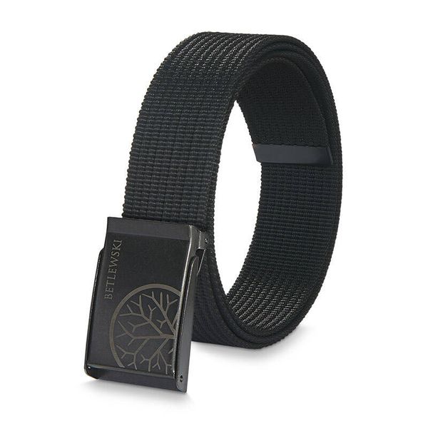 Pasek parciany BETLEWSKI czarny PRC-01_GR-3 4XL. Czarne paski Betlewski, bez wzorów, z materiału. Za 55.99 zł.