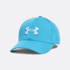 Czapka z daszkiem męska Under Armour Blitzing Adj. Niebieskie czapki z daszkiem Under Armour, bez wzorów. Za 83.99 zł.