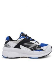 EA7 Emporio Armani Sneakersy X8X236 XK424 R948 Biały. Białe buty sportowe casual EA7 Emporio Armani, bez wzorów, ze skóry, bez zapięcia. Za 399.99 zł.