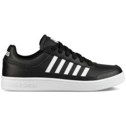 Sneakersy K-Swiss Court Chasseur. Białe buty sportowe casual K-SWISS, bez wzorów, ze skóry, bez zapięcia. Za 274.00 zł.