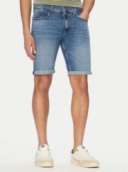 Tommy Jeans Szorty jeansowe Ronnie DM0DM20961 Niebieski Slim Fit. Niebieskie szorty Tommy Jeans, m, bez wzorów, z bawełny. Za 209.99 zł.