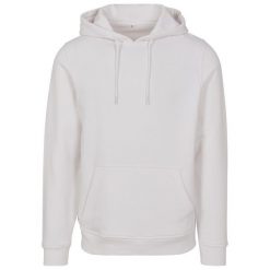 Bluza Z Kapturem Dla Dorosłych Unisex. Białe bluzy BUILD YOUR BRAND, m, bez wzorów, z kapturem. Za 134.99 zł.
