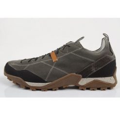 Buty Aku Nativa 646024 szare. Szare buty turystyczne bez wzorów, z materiału, bez zapięcia. Za 692.27 zł.