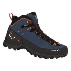 Buty trekkingowe męskie Salewa Alp Mate Winter Mid Wp. Czarne buty trekkingowe Salewa, na zimę, bez wzorów, z materiału, za kostkę, bez zapięcia. Za 1,028.00 zł.