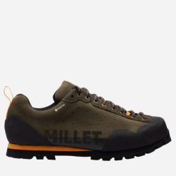 Buty turystyczne MILLET Friction Gore-Tex U grafitowy. Zielone buty trekkingowe Millet, bez wzorów, z gore-texu, bez zapięcia. Za 900.00 zł.