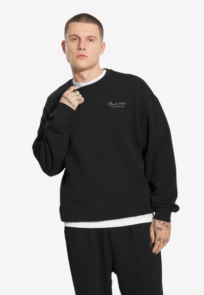 Bluza sportowa męska Prosto Team bez kaptura. Czarne bluzy bez kaptura Prosto., m, z aplikacjami, z bawełny, bez kaptura. Za 158.99 zł.