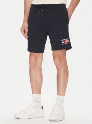 Tommy Hilfiger Szorty sportowe American MW0MW39862 Granatowy Regular Fit. Niebieskie krótkie spodenki sportowe Tommy Hilfiger, m, bez wzorów, z bawełny. Za 389.99 zł.