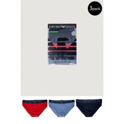 Slipy Mężczyzna EMPORIO ARMANI CONNECTED. Niebieskie slipki Emporio Armani Connected, m, bez wzorów. Za 218.95 zł.