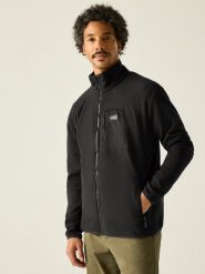 Regatta Kurtka polarowa "Frankie" w kolorze czarnym rozmiar: 4XL. Czarne kurtki Regatta, xl, bez wzorów, z polaru, bez kaptura. Za 110.55 zł.