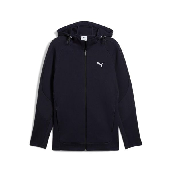 Puma Bluza Evostripe Full-Zip Dk 68461316. Niebieskie bluzy z kapturem Puma, xl, bez wzorów, z kapturem. Za 240.99 zł.