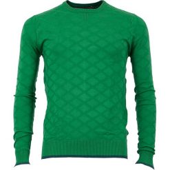 Sweter "Let's Do It Again" w kolorze zielonym. Zielone swetry nierozpinane marki 4 Funky Flavours, bez wzorów, bez kołnierzyka, bez ramiączek. W wyprzedaży za 197.95 zł.