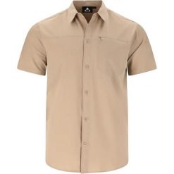 Koszula Whistler Jeromy. Brązowe koszule WHISTLER, m, bez wzorów, bez kołnierzyka, bez ramiączek. Za 242.50 zł.