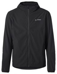 Kurtka softshellowa M Moab Jacket IV. Czarne kurtki Vaude, m, bez wzorów, z materiału, z kapturem. Za 519.00 zł.