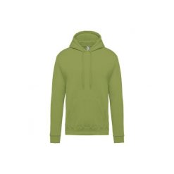 Bluza z kapturem Kariban. Zielone bluzy z kapturem KARIBAN, xl, bez wzorów, z bawełny, z kapturem. Za 192.00 zł.