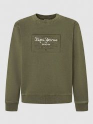 Pepe Jeans Bluza "Simon" w kolorze khaki rozmiar: L. Brązowe bluzy Pepe Jeans, l, bez wzorów, z bawełny, bez kaptura. Za 193.95 zł.