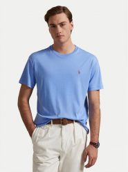Polo Ralph Lauren T-Shirt 710740727091 Niebieski. Niebieskie koszulki polo Polo Ralph Lauren, m, bez wzorów, z bawełny, bez kołnierzyka, bez ramiączek. Za 269.99 zł.