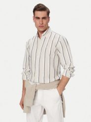 BOSS Koszula Ricoplus 50559324 Szary Regular Fit. Szare koszule Boss, m, bez wzorów, z bawełny, bez kołnierzyka, bez ramiączek. Za 549.99 zł.