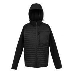 Kurtka puchowa Regatta Pro Hybrid II. Czarne kurtki Regatta, m, bez wzorów, z materiału, bez kaptura. Za 139.99 zł.