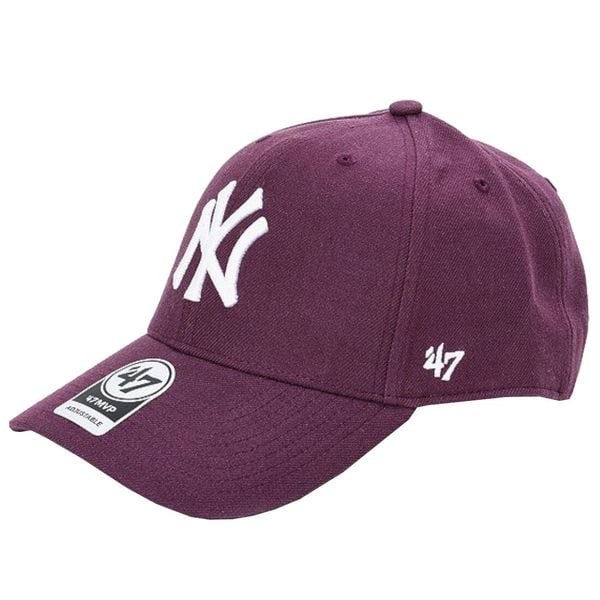 Czapka z daszkiem dla dorosłych 47 Brand New York Yankees. Fioletowe czapki z daszkiem 47 Brand, bez wzorów, z wełny. Za 185.50 zł.