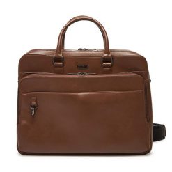 Torba na laptopa Guess. Brązowe torby na laptopa Guess. Za 659.99 zł.