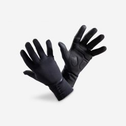 Second Life - RĘKAWICZKI NA ROWER 500 JESIENNE - Stan Doskonały. Czarne rękawiczki VAN RYSEL, na jesień, bez wzorów, z materiału. Za 58.99 zł.