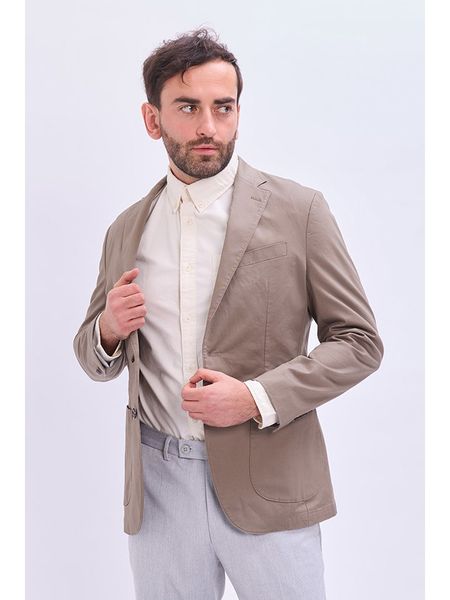 Marks & Spencer Marynarka w kolorze szarobrązowym rozmiar: 42. Brązowe garnitury Marks & Spencer, na co dzień, bez wzorów. Za 113.36 zł.